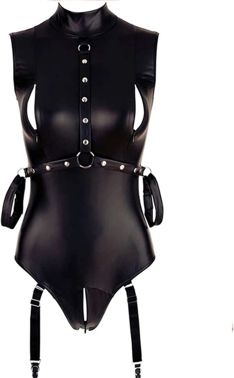 latex bodysuit with zipper